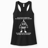 He’S Called Onion Boy He Shows Up In Every Culture Womens Tank Top