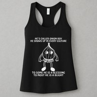 He’S Called Onion Boy He Shows Up In Every Culture Womens Tank Top