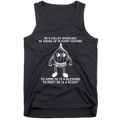 He’S Called Onion Boy He Shows Up In Every Culture Tank Top