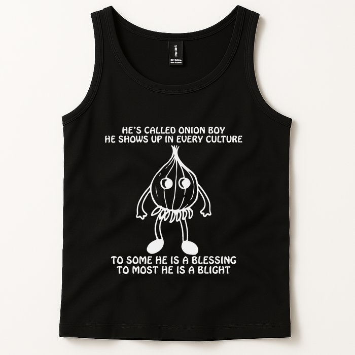 He’S Called Onion Boy He Shows Up In Every Culture Tank Top