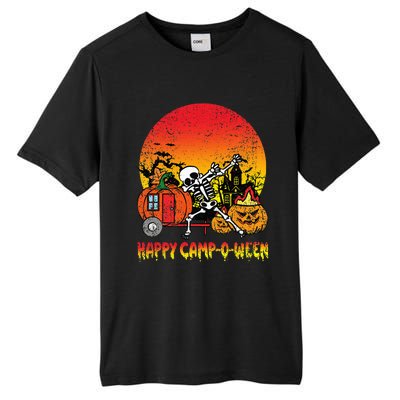 Happy Camp O Ween Halloween Costume Camping Pun Camper Tall Fusion ChromaSoft Performance T-Shirt