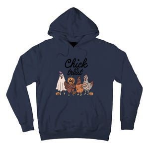 Halloween Chick Or Treat Funny Chicken Lover Tall Hoodie