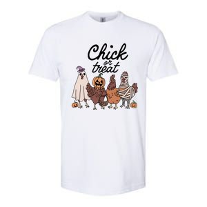 Halloween Chick Or Treat Funny Chicken Lover Softstyle CVC T-Shirt