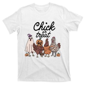 Halloween Chick Or Treat Funny Chicken Lover T-Shirt