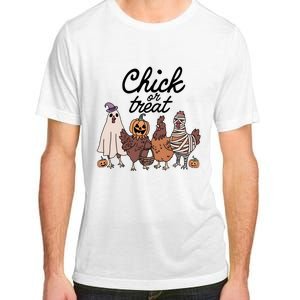 Halloween Chick Or Treat Funny Chicken Lover Adult ChromaSoft Performance T-Shirt