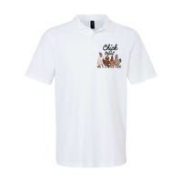 Halloween Chick Or Treat Funny Chicken Lover Softstyle Adult Sport Polo