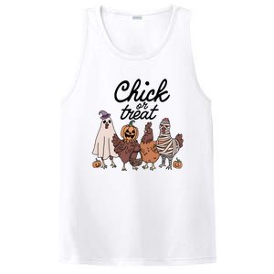 Halloween Chick Or Treat Funny Chicken Lover PosiCharge Competitor Tank