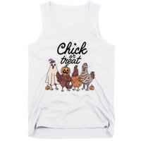 Halloween Chick Or Treat Funny Chicken Lover Tank Top