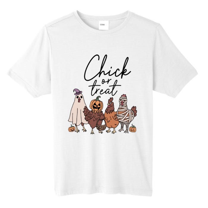 Halloween Chick Or Treat Halloween Chicken Halloween Funny Chicken Tall Fusion ChromaSoft Performance T-Shirt