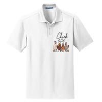 Halloween Chick Or Treat Halloween Chicken Halloween Funny Chicken Dry Zone Grid Polo