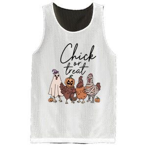 Halloween Chick Or Treat Halloween Chicken Halloween Funny Chicken Mesh Reversible Basketball Jersey Tank