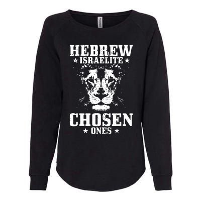 Hebrew Chosen Ones Israel Lion Of Judah Womens California Wash Sweatshirt