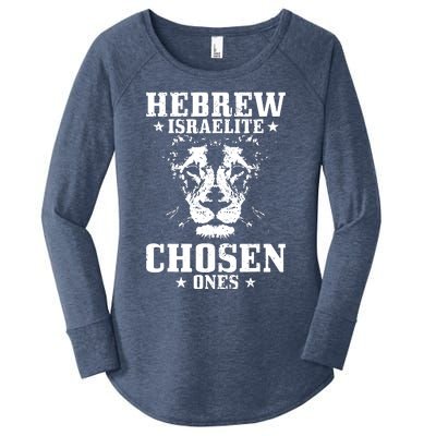 Hebrew Chosen Ones Israel Lion Of Judah Women's Perfect Tri Tunic Long Sleeve Shirt