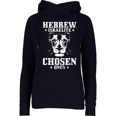 Hebrew Chosen Ones Israel Lion Of Judah Womens Funnel Neck Pullover Hood