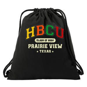 Hbcu Class Of 2024 Prairie View Texas Pride Drawstring Bag