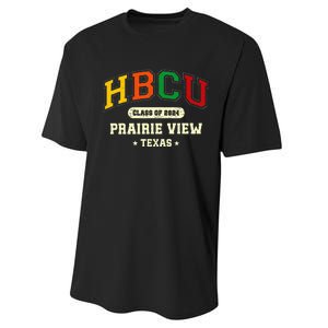 Hbcu Class Of 2024 Prairie View Texas Pride Performance Sprint T-Shirt