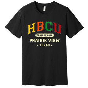 Hbcu Class Of 2024 Prairie View Texas Pride Premium T-Shirt