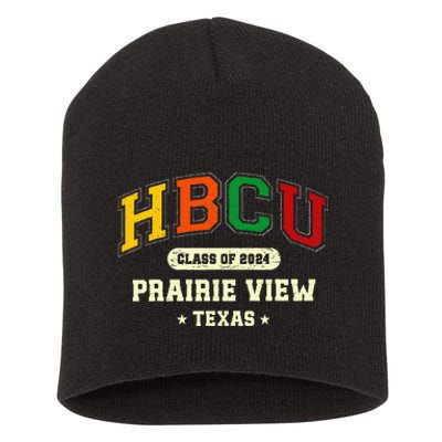 Hbcu Class Of 2024 Prairie View Texas Pride Short Acrylic Beanie