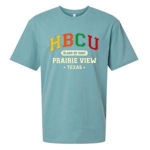 Hbcu Class Of 2024 Prairie View Texas Pride Sueded Cloud Jersey T-Shirt