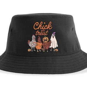 Halloween Chick Or Treat Halloween Chicken Sustainable Bucket Hat