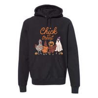 Halloween Chick Or Treat Halloween Chicken Premium Hoodie