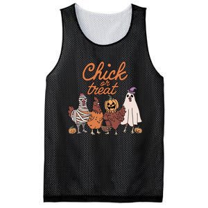 Halloween Chick Or Treat Halloween Chicken Mesh Reversible Basketball Jersey Tank