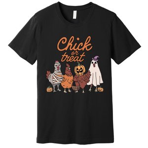 Halloween Chick Or Treat Halloween Chicken Premium T-Shirt