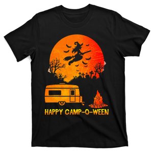 Happy Camp O Ween Funny Halloween Camping T-Shirt