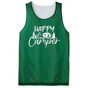 Happy Camper Outdoors Nature Mesh Reversible Basketball Jersey Tank