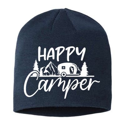 Happy Camper Outdoors Nature Sustainable Beanie