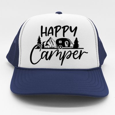 Happy Camper Outdoors Nature Trucker Hat