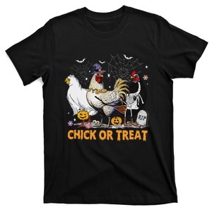 Halloween Chicken Pumpkin Chick Or Treat Spooky Season T-Shirt