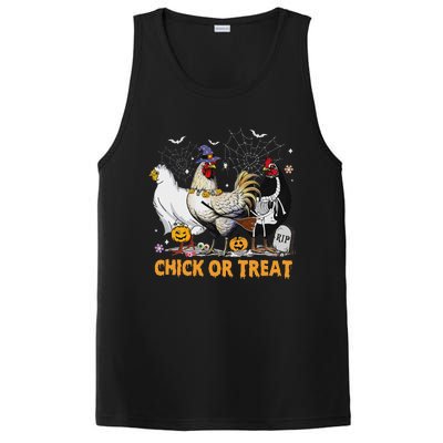 Halloween Chicken Pumpkin Chick Or Treat Spooky Season PosiCharge Competitor Tank