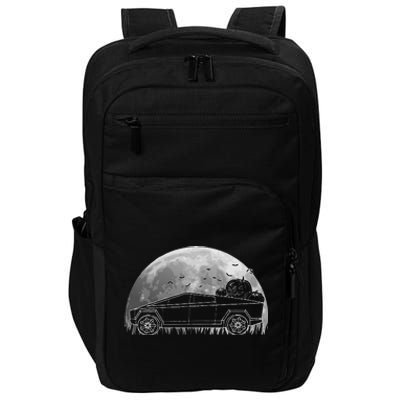 Halloween CyberTrucks Pumpkin Truck EV Electric Car Lover Impact Tech Backpack