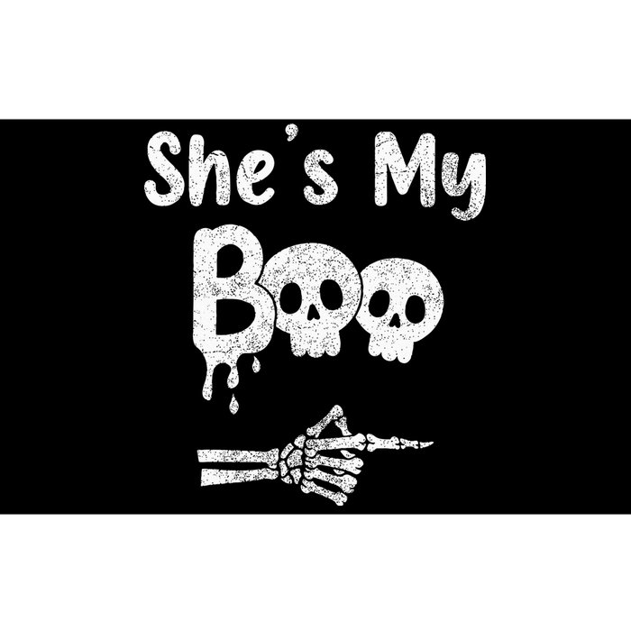 Halloween Couples Pajama Set Spooky Skull Design Bumper Sticker