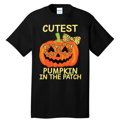 Halloween Cutest Pumpkin In The Patch Girl Halloween Pumpkin Tall T-Shirt