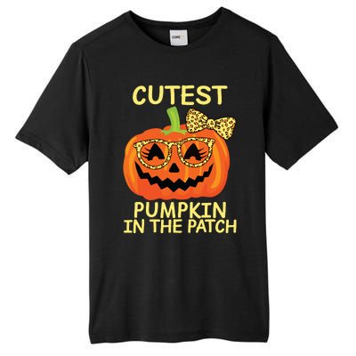 Halloween Cutest Pumpkin In The Patch Girl Halloween Pumpkin Tall Fusion ChromaSoft Performance T-Shirt