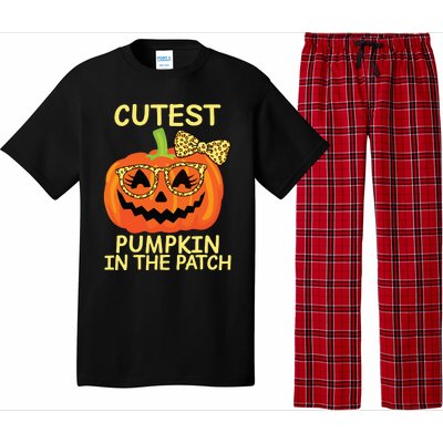 Halloween Cutest Pumpkin In The Patch Girl Halloween Pumpkin Pajama Set