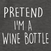Halloween Costume Pretend I'm A Wine Bottle Simple Easy Vector Backpack
