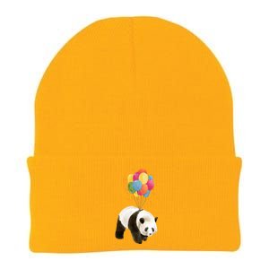 Happy Celebration Panda Balloon Knit Cap Winter Beanie