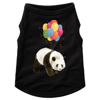 Happy Celebration Panda Balloon Doggie Tank