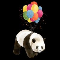 Happy Celebration Panda Balloon City Backpack