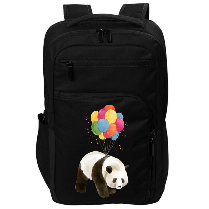 Happy Celebration Panda Balloon Impact Tech Backpack
