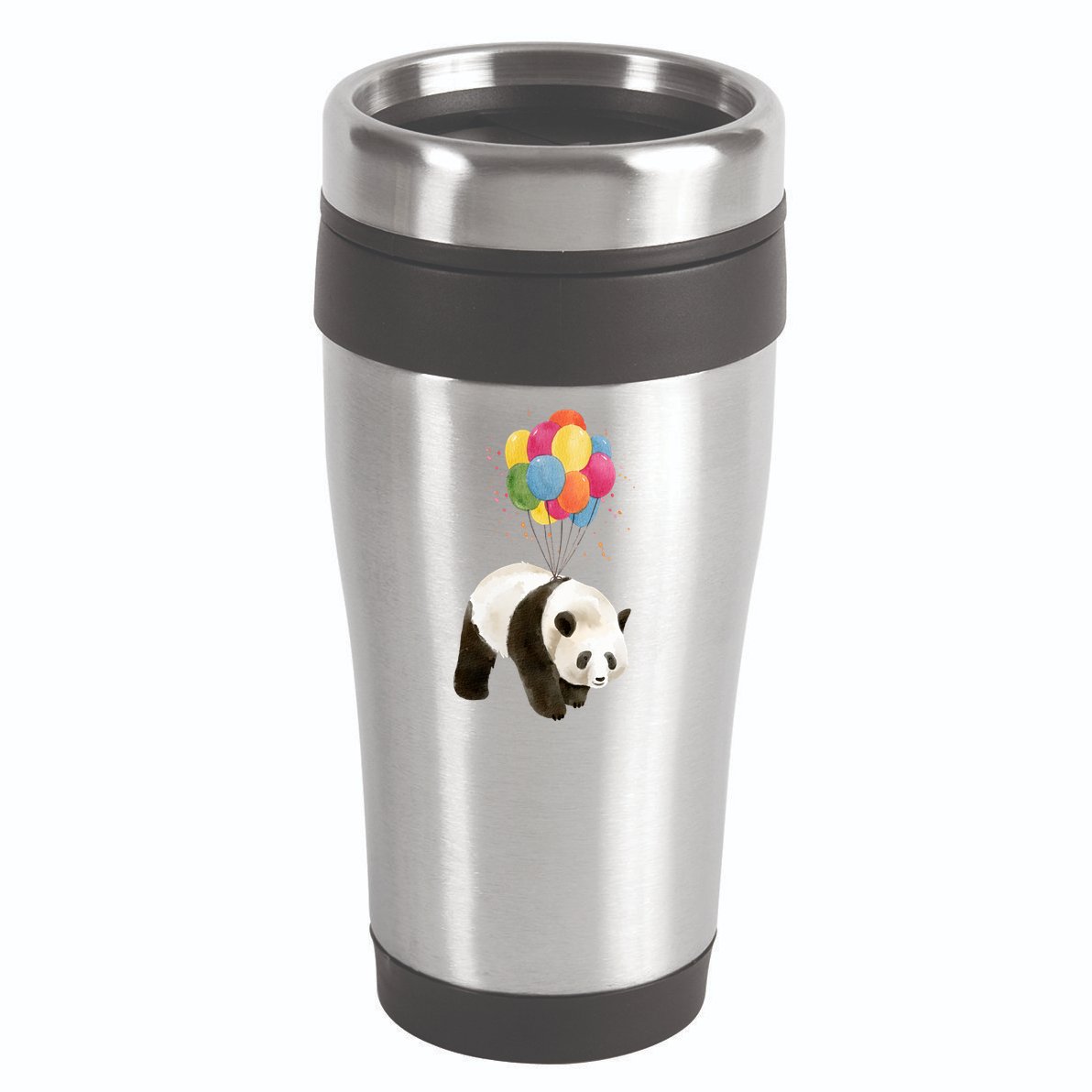 Happy Celebration Panda Balloon 16oz Travel Tumbler
