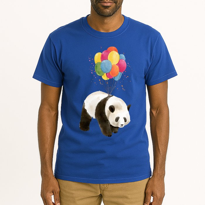 Happy Celebration Panda Balloon Tall T-Shirt