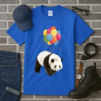 Happy Celebration Panda Balloon Tall T-Shirt
