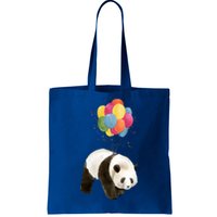 Happy Celebration Panda Balloon Tote Bag