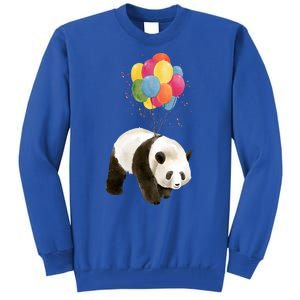 Happy Celebration Panda Balloon Tall Sweatshirt