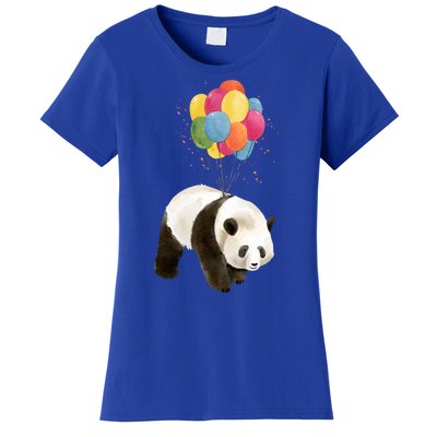 Happy Celebration Panda Balloon Women's T-Shirt