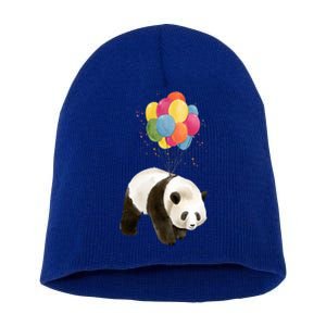 Happy Celebration Panda Balloon Short Acrylic Beanie